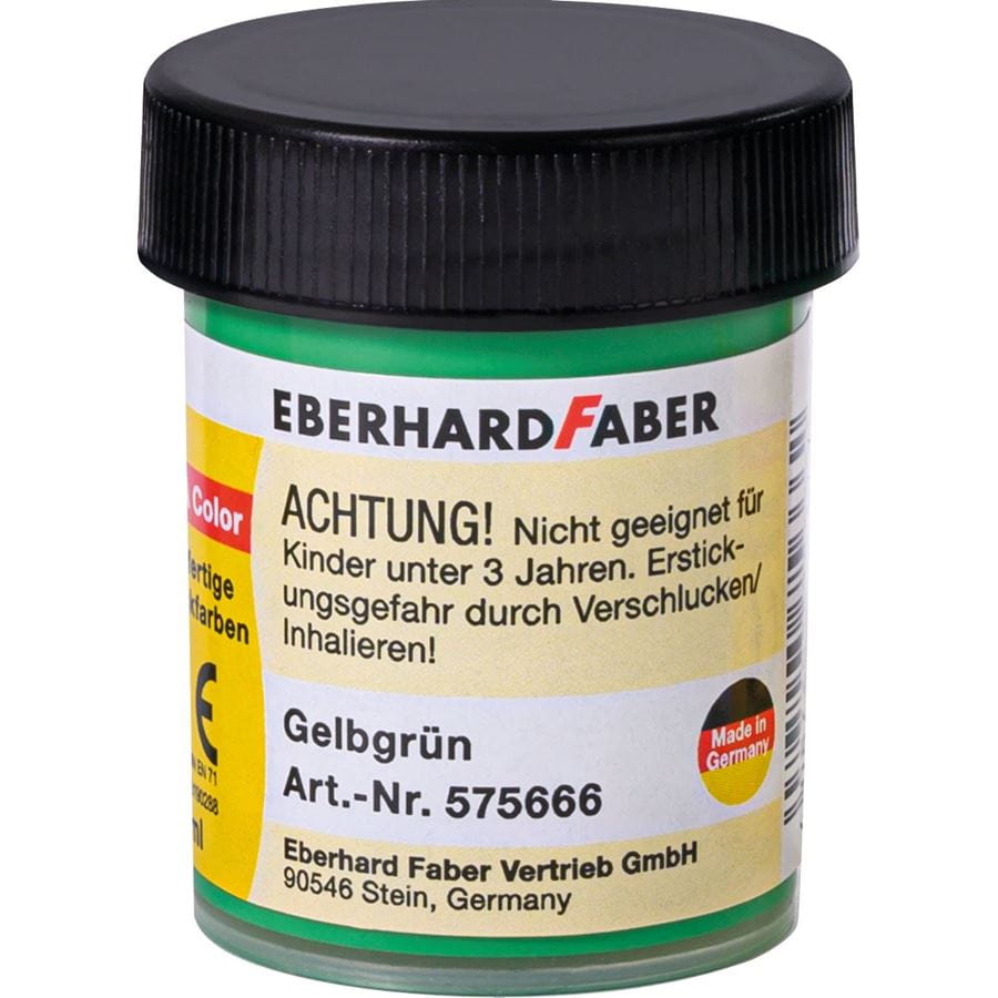Eberhard-Faber - EFA Color Malfertige Deckfarben 18 ml Dose, gelbgrün