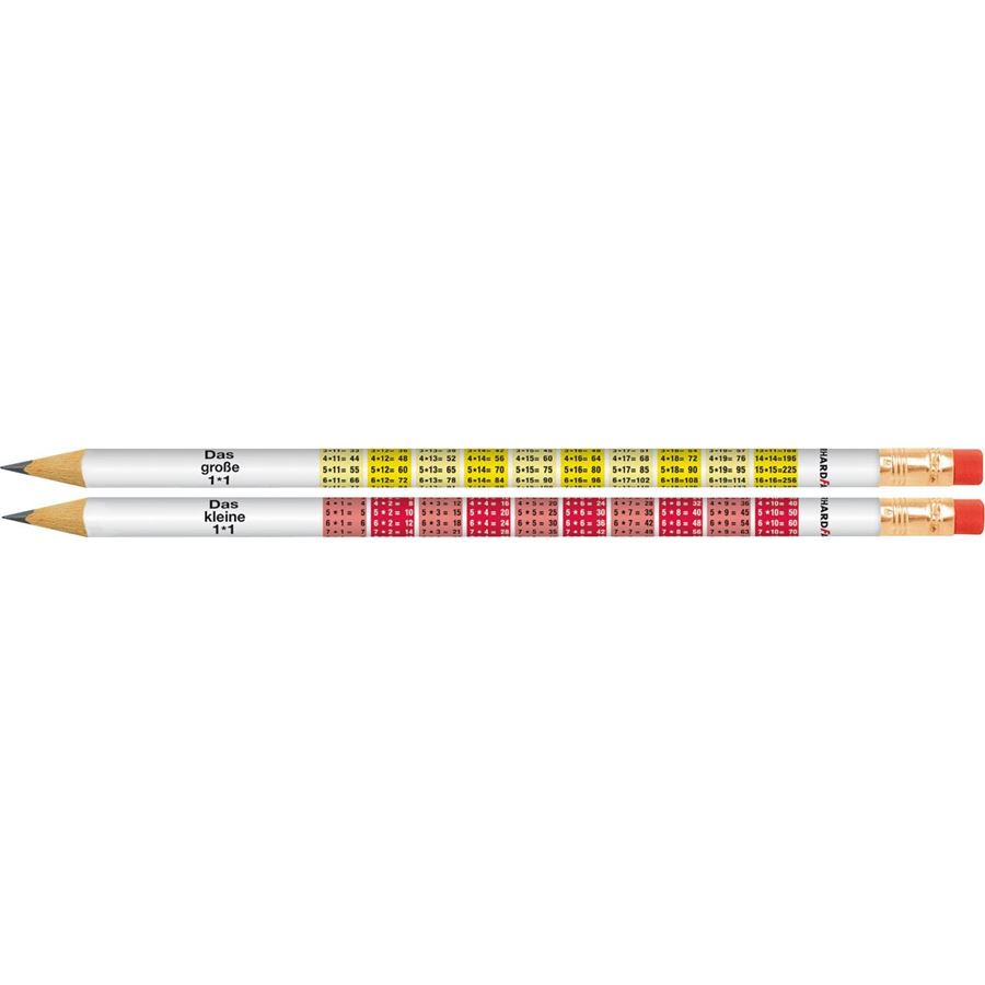 Eberhard-Faber - Bleistift 1x1 rund mit Gummitip Köcher mit 72 Stiften