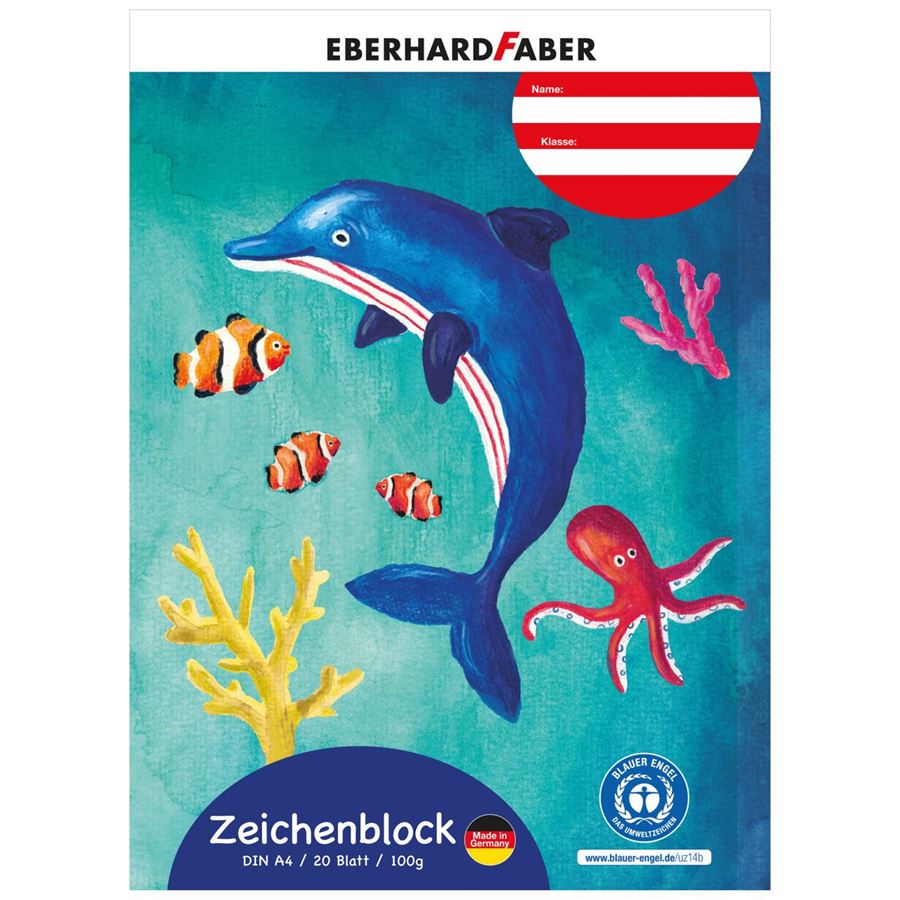 Eberhard-Faber - Zeichenblock A4 20 Blatt