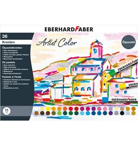 Eberhard-Faber - Artist Color Ölpastellkreiden, Kartonetui mit 36 Kreiden