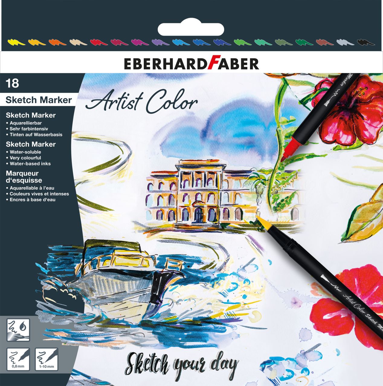 Eberhard-Faber - Sketch Marker Artist Color 18er Set