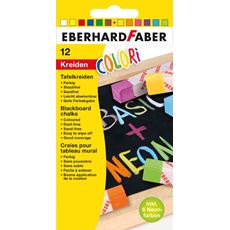 Eberhard-Faber - Wandtafelkreide neon + basic 12er