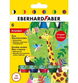 Eberhard-Faber - Colori Duo Wachsmalkreiden 6er