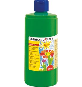 Eberhard-Faber - EFA Color Schulmalfarbe 500ml Flasche, permanentgrün
