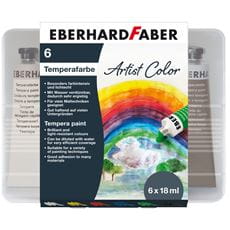 Eberhard-Faber - Tempera Artist Color 18ml Tube 6er Etui