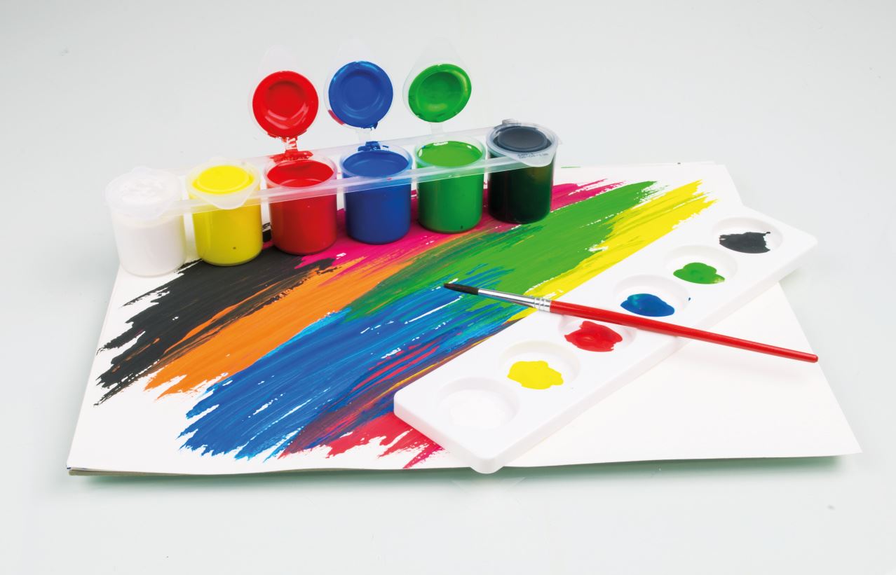 Eberhard-Faber - EFA Color Schulmalfarben 25 ml, Set mit 6 Farben