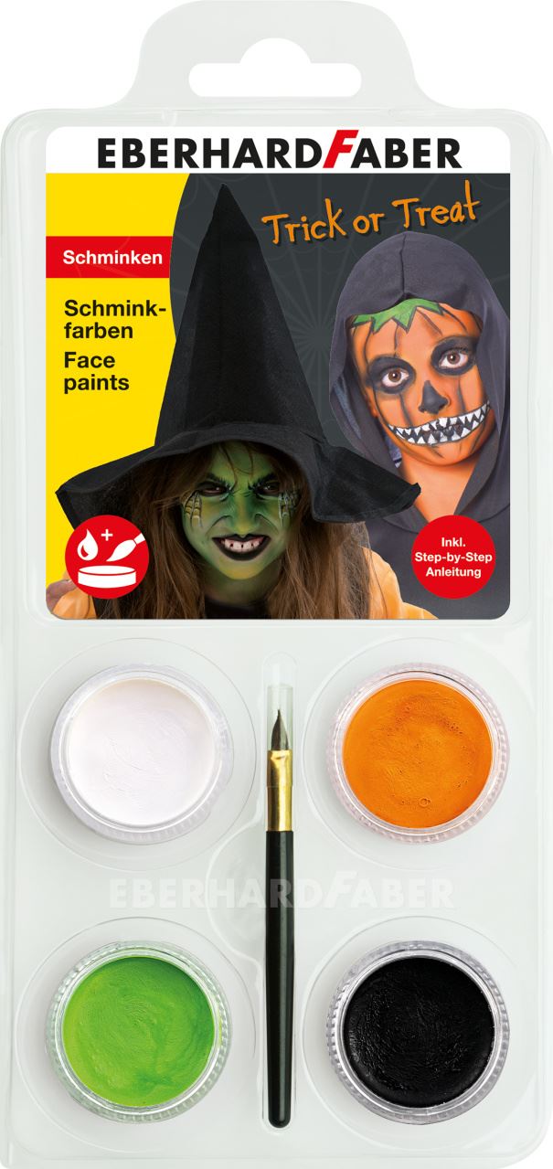 Eberhard-Faber - Schminkset Halloween Kürbis/Hexe