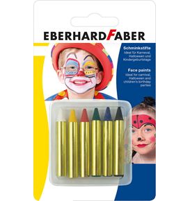 Eberhard-Faber - Kurze Schminkstifte, Set mit 6 Farben