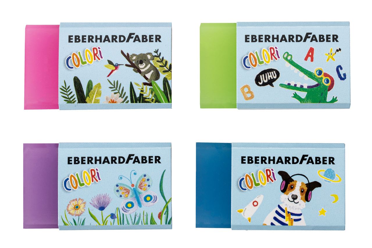 Eberhard-Faber - Colori Radierer mit Banderole