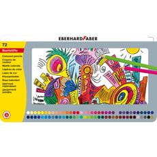 Eberhard-Faber - Buntstifte hexagonal, Metalletui mit 72 Farben