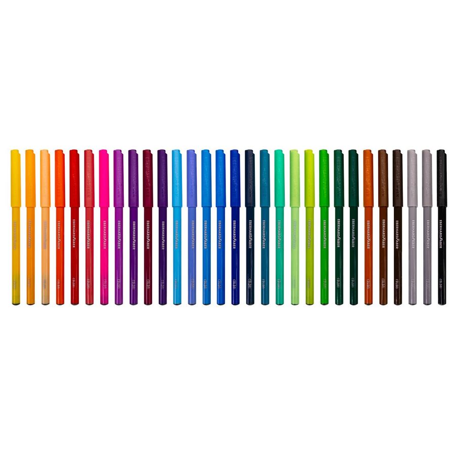 Eberhard-Faber - Colori Filzstifte dünn, Kartonetui mit 30 Farben