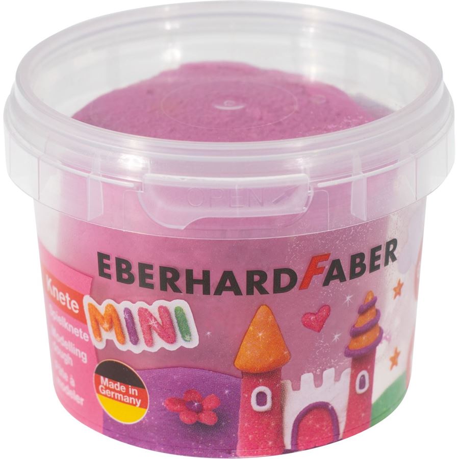 Eberhard-Faber - Mini Kids Spielknete Glitzer, Set mit 4 Farben