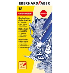 Eberhard-Faber - Erase it! Radierbarer Gelschreiber blau