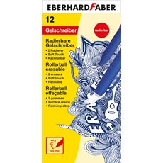 Eberhard-Faber - Erase it! Radierbarer Gelschreiber blau