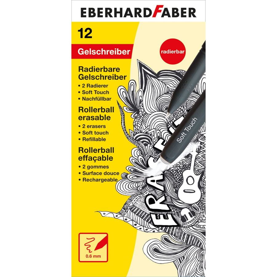 Eberhard-Faber - Erase it! Radierbarer Gelschreiber schwarz