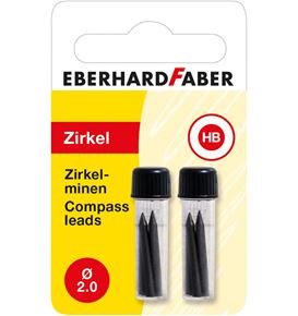 Eberhard-Faber - Zirkelmine 2mm HB, 2x 4 Stück