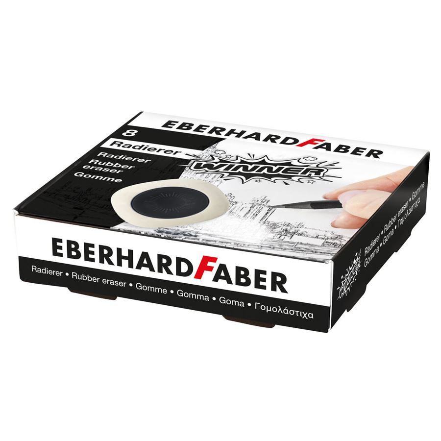 Eberhard-Faber - Radierer Winner schwarz-weiß