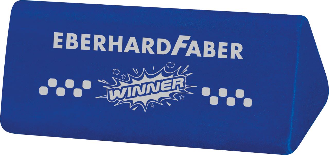 Eberhard-Faber - Radierer Winner blau dreiflächig