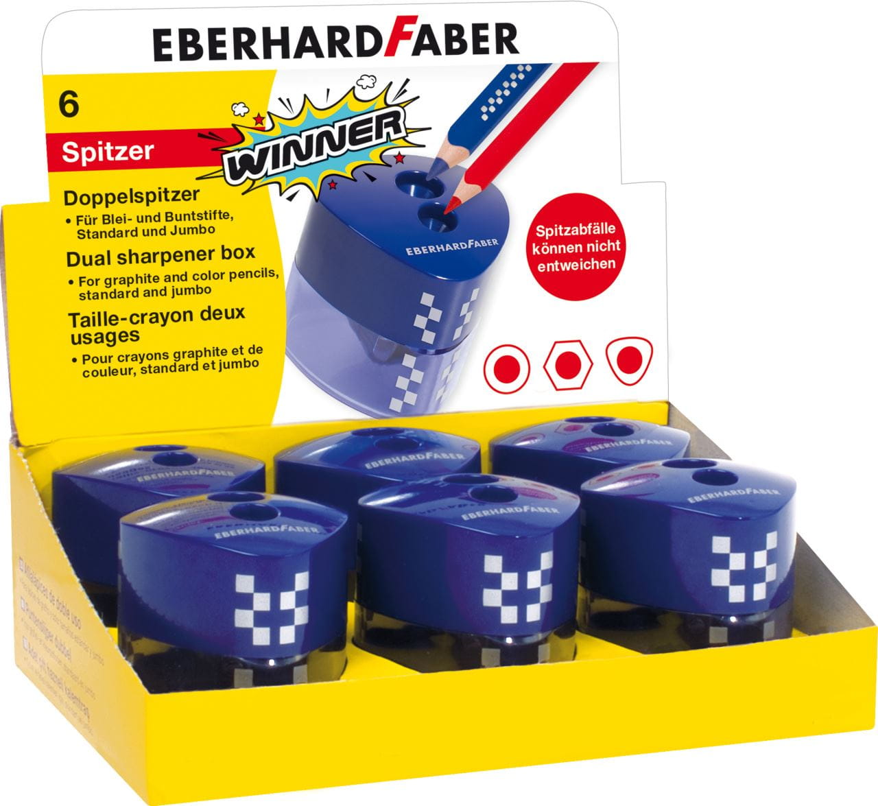Eberhard-Faber - Winner Doppelspitzdose blau
