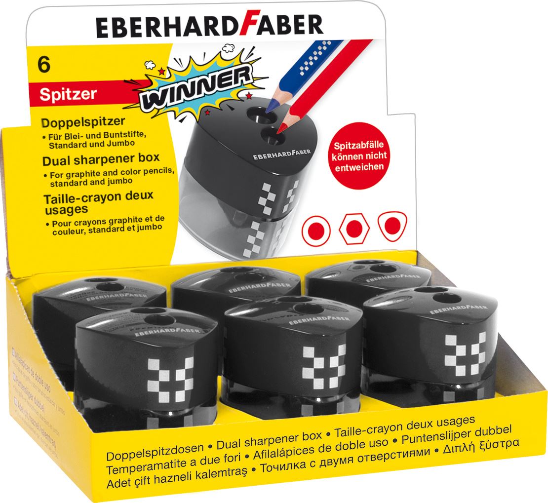 Eberhard-Faber - Winner Doppelspitzdose anthrazit